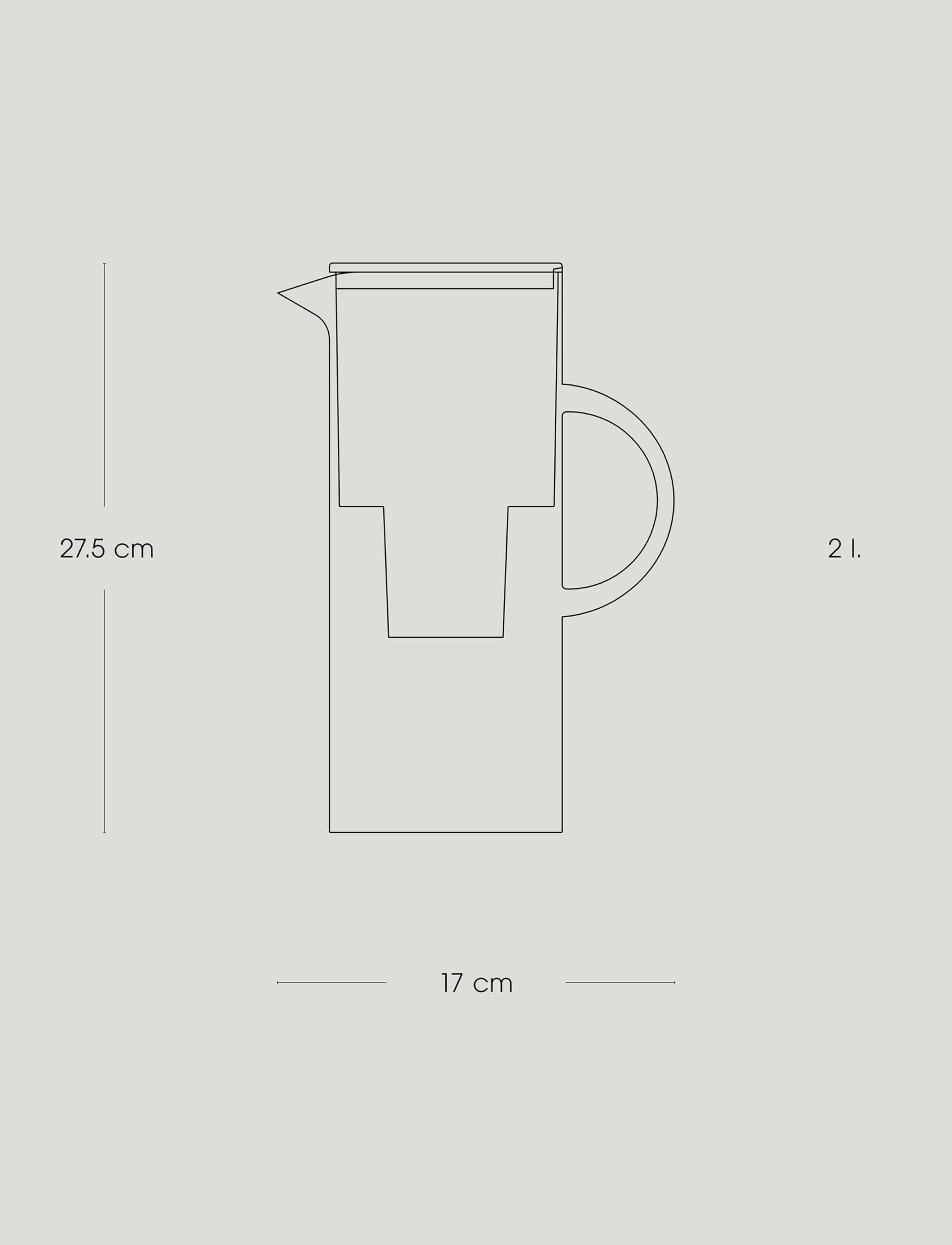 Amazon.co.jp: STELTON ステルトン CLASSIC ウォータージャグ GY 2L